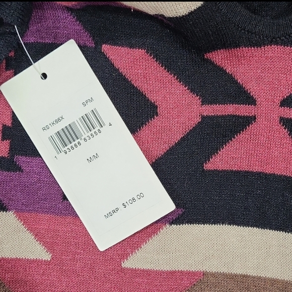 Splendid Silk Blend Halter Top in Aztek Print - Picture 8 of 8